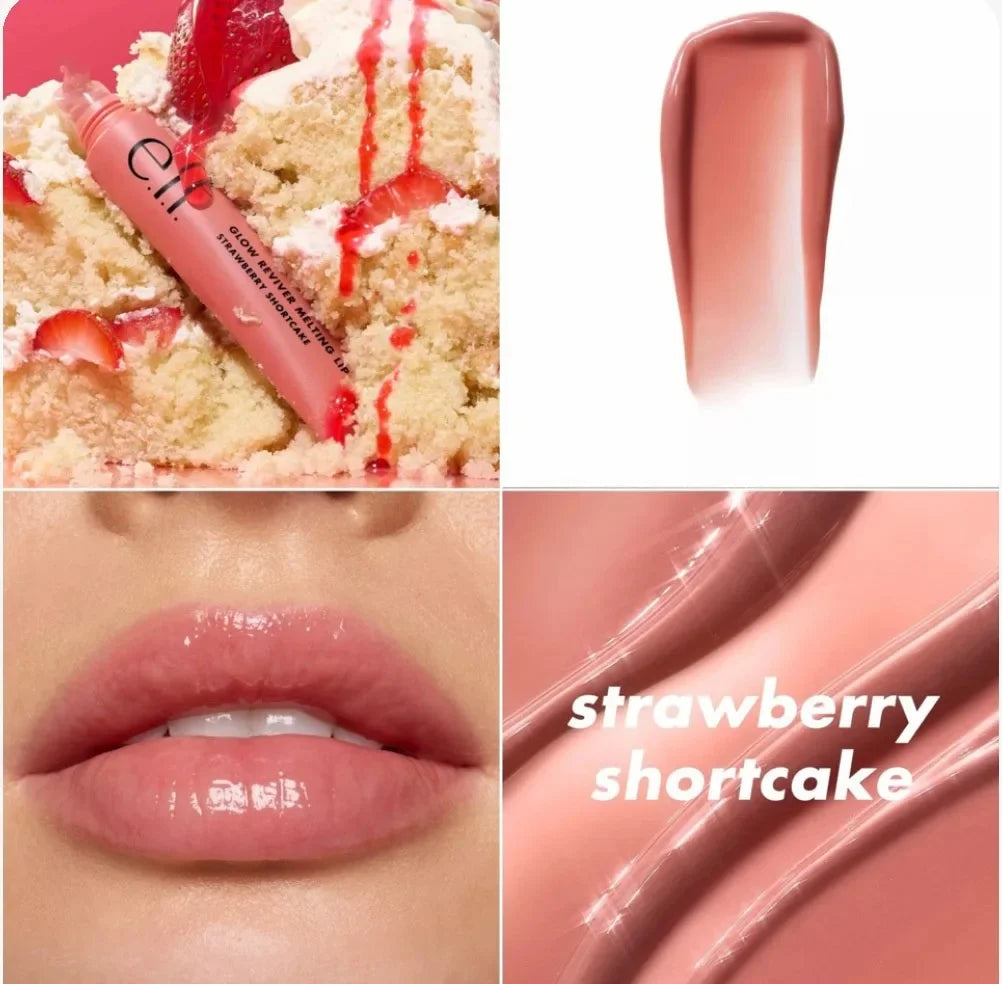Elf 2-Models Lip Gloss Optional Lightweight Hydrating Nourishing  Lip Balm Repairing Create Naturally Plump Lips Improve Dryness
