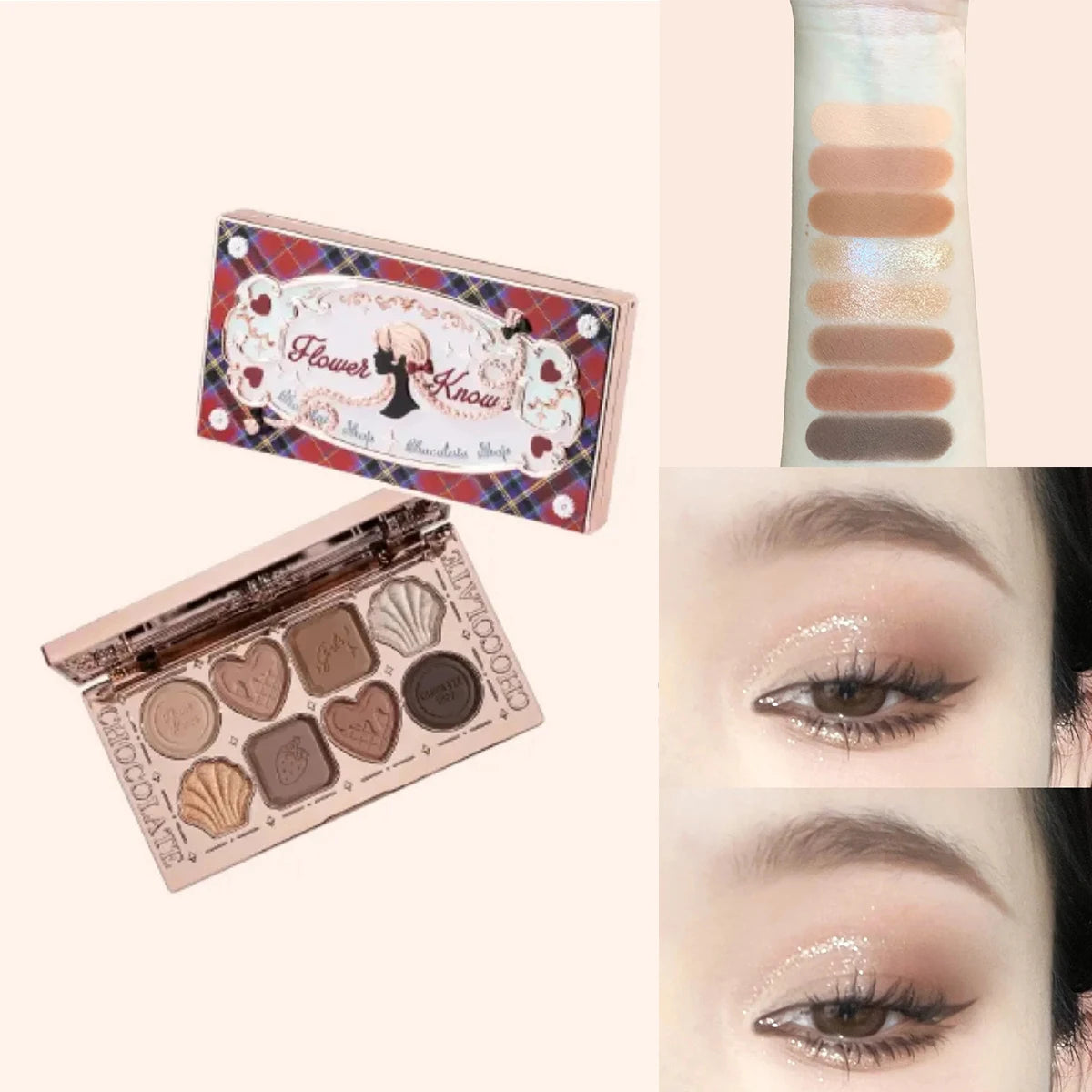 Flower Knows 2026 Bunny Garden Makeup Palette Cute Rabbit Themed Eyeshadow Blush Highlight All In One Cosmetic Collection