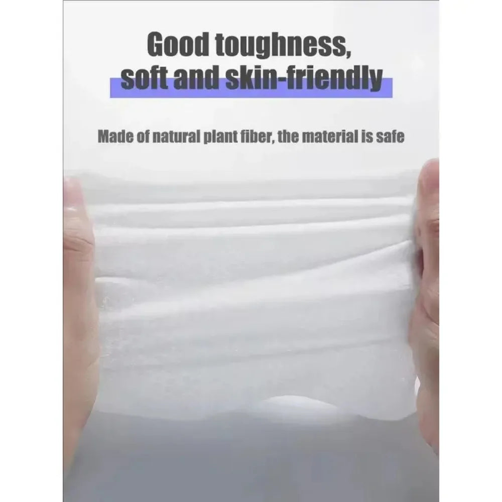 30 Pumps Thickened Disposable Face Towel 100Cotton Soft Fabric Travel Cleansing Dry Wet Makeup Remover Pearl Cotton Reusable