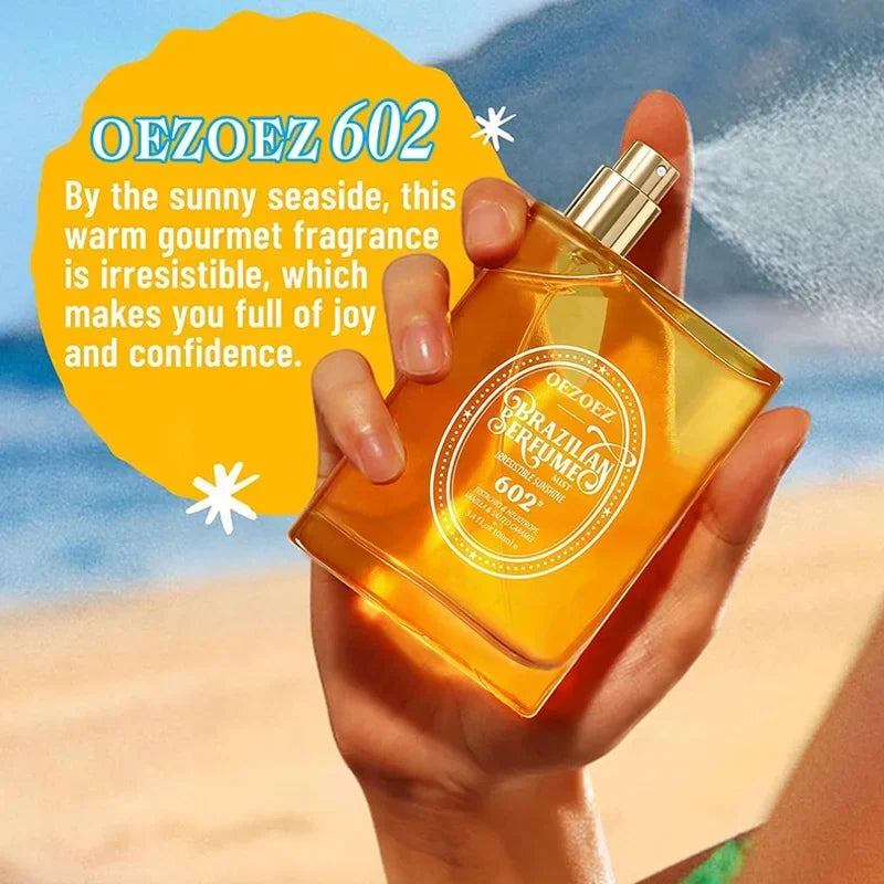100ML Caramel Vanilla Perfume Women Eau De Parfum Irresistible Sun Gourmet Caramel Body Spray Perfume Lasting Pheromones Gifts