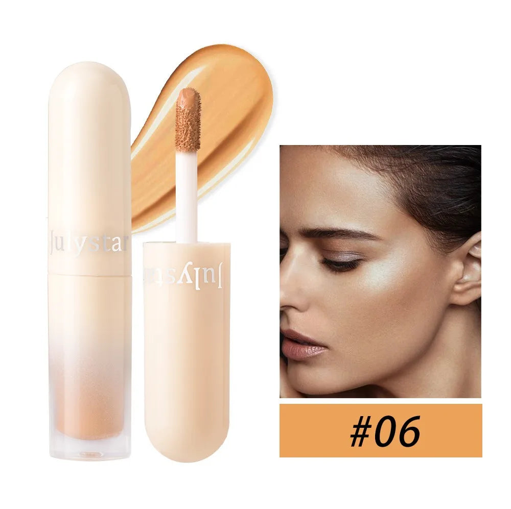 Waterproof Liquid Concealer Oil-control Lasting Cover Dark Circle Tattoo Acne Natural Full Coverage Lightweight Concealer Makeup