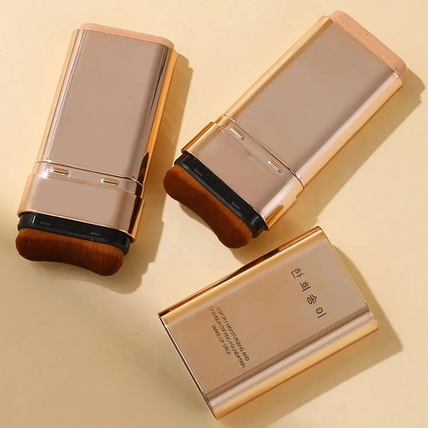 Double Ended Foundation Stick Long-lasting Non-tarnishing Effect Eraser Foundation Make-up Stick Foundation Makeup Concealer