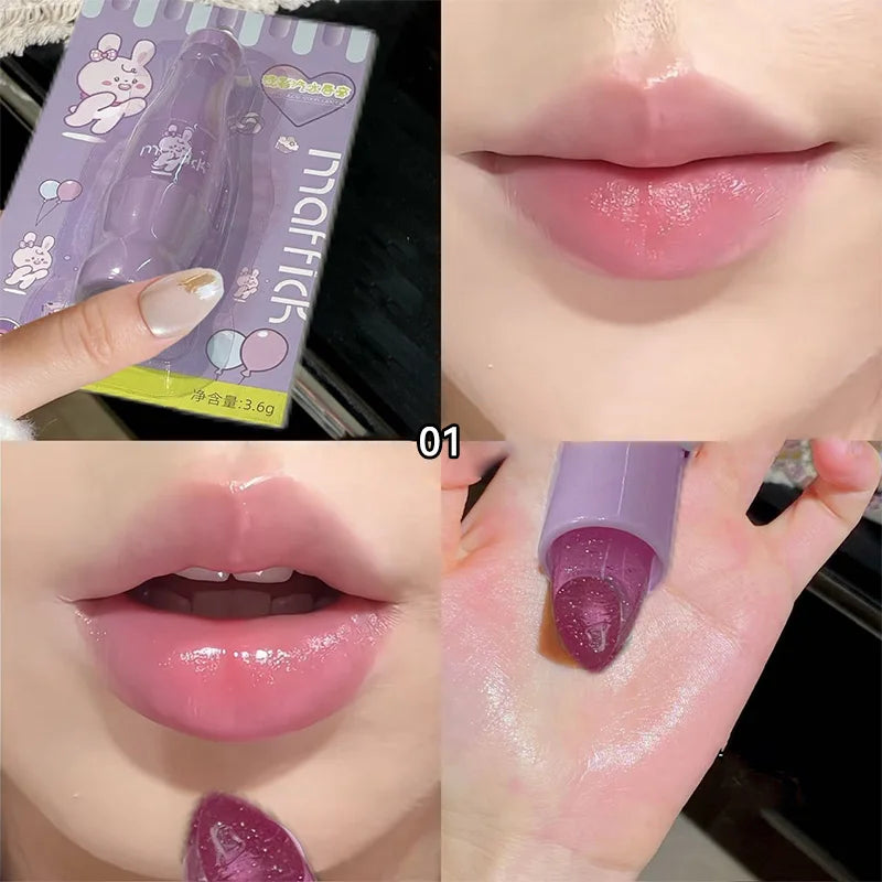 Herorange Lip Balm: Elegant and Moisturizing, Deeply Hydrating, Prevents Chapped Lips, a Must-Have for Autumn and Winter, Improves Lip Lines, Tinted Version, Naturally Enhances Makeup, Perfect for Daily Use and Commuting.