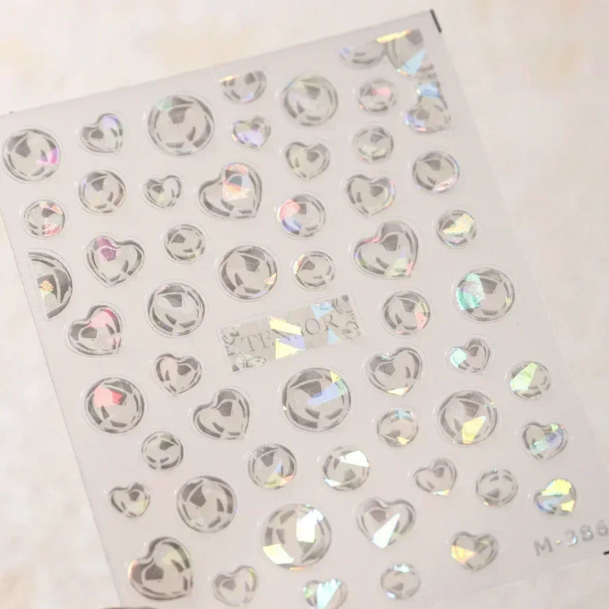 Goldfish Cavort Water Grass Lotus Flower Leaf Brocaded Carp Koi Ripple Droplet Water Bubbles 5D Nail Art Stickers Manicure Decal