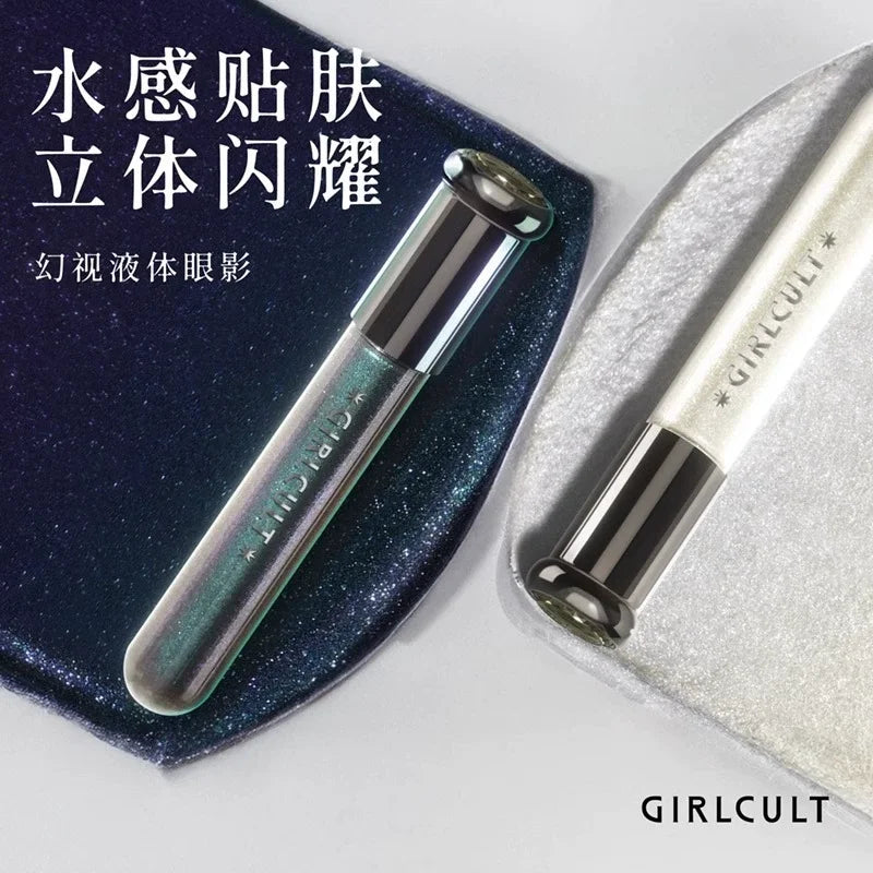 Girlcult Liquid Eyeshadow Chameleon Fine shimmer Sparkle Highlight Monochrome Eye Shadow Longlasting