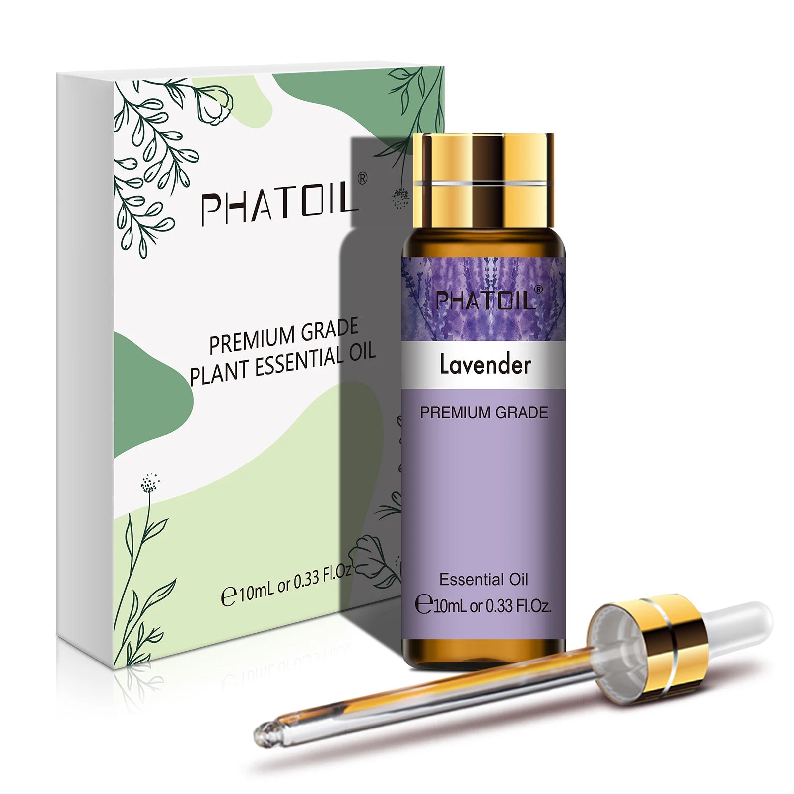PHATOIL 1PCS Aromatherapy Essential Oil For Diffuser 10ML/30ML/100ML Lavender Peppermint Vanilla Eucalyptus Jasmine Aroma Oils
