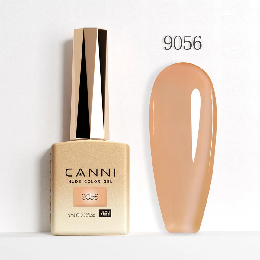 9ml CANNI HEMA/TPO FREE Nude Pink Color Nail Gel Polish Full Coverage Semi Permanent Long Wear Top Coat Venalisa Gel Varnish