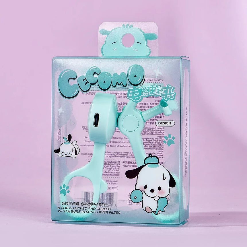 GECOMO Frameless Heated Eyelash Curler Intelligent Temperature Control Rechargeable Eyelash Long-lasting Curling Device