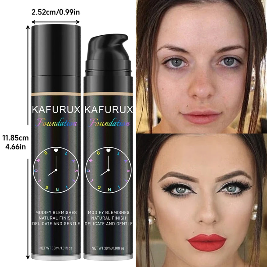 8 colors Liquid Foundation Effective Concealer Waterproof Sweat-resistant Face Korean Makeup Porfession Face Base Cosmetics Gift
