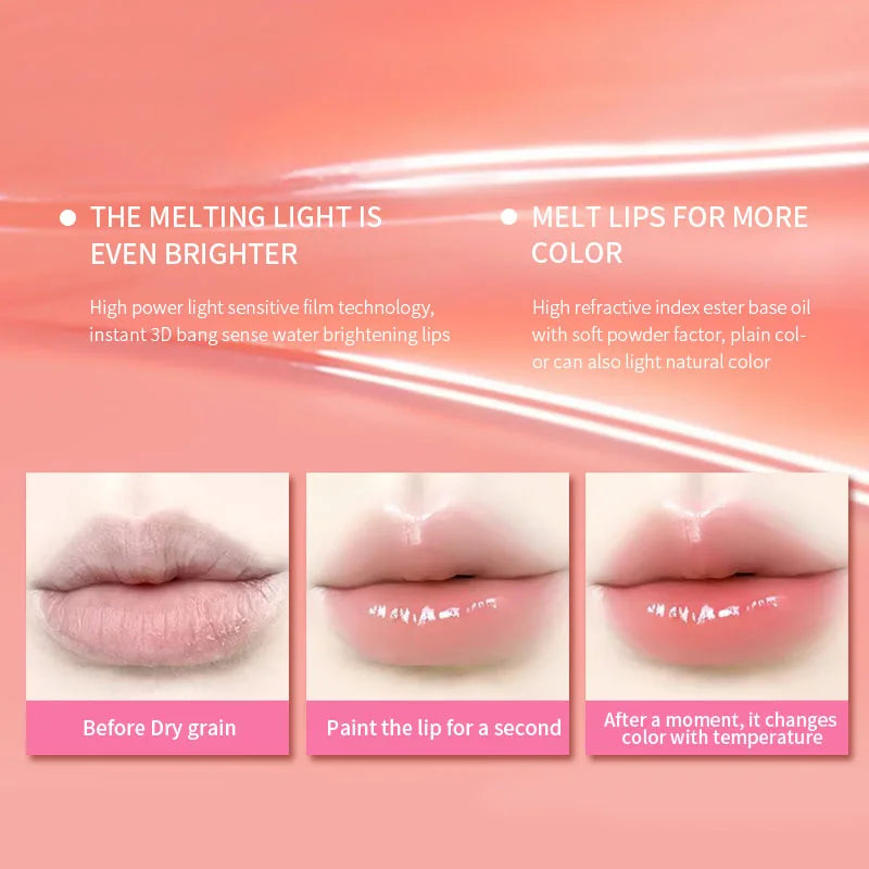 MACKANDY Color Changing Lipstick Tint of Color Lip Balm Hydrating & Moisturizing Lip Color with Vitamin E Natural Gloss Finish
