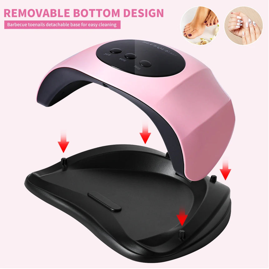 Nail UV Dryer Machine Professional 24 LED UV Manicure Lamp Home Use Nail Lamp For Drying Polish Varnish With USB Cable