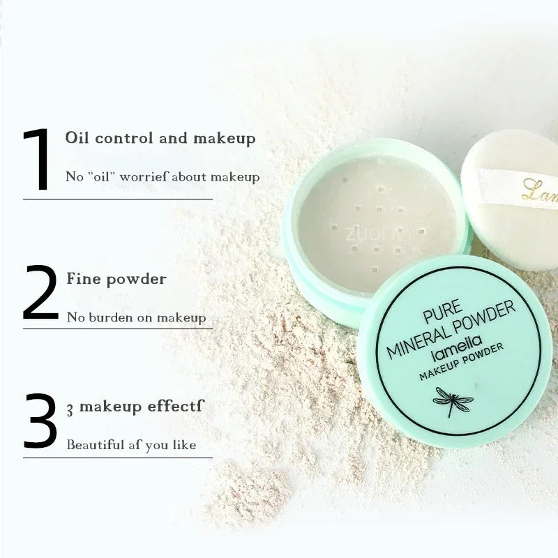 Face Loose Powder Matte Translucent Setting Powder Cosmetics Waterproof Oil-control Velvety Professional Lasting Makeup