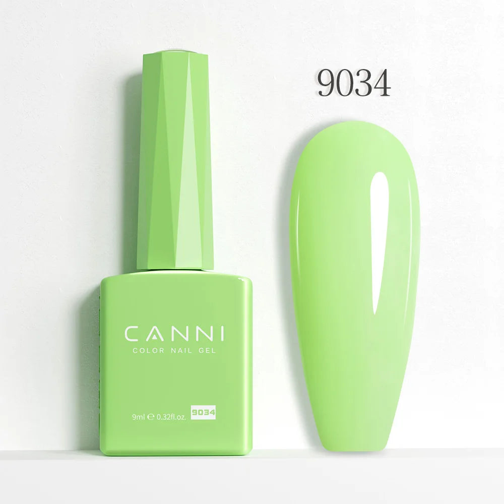 9ml CANNI HEMA/TPO FREE Nude Pink Color Nail Gel Polish Full Coverage Semi Permanent Long Wear Top Coat Venalisa Gel Varnish
