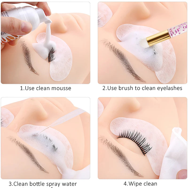 10/1Pcs Eyelash Cleaning Brush Lash Shampoo Brushes Nose Pore Blackhead Remover Deep Brush For  Eyelash Extensions Makeup Tools