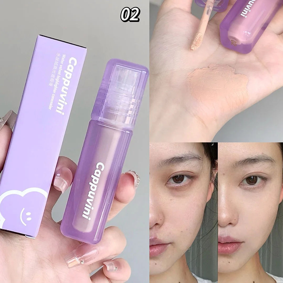 Face Concealer Waterproof Covers Acne Marks Dark Circles Long-lasting Liquid Foundation BB Cream Brighten Face Cosmetics Makeup