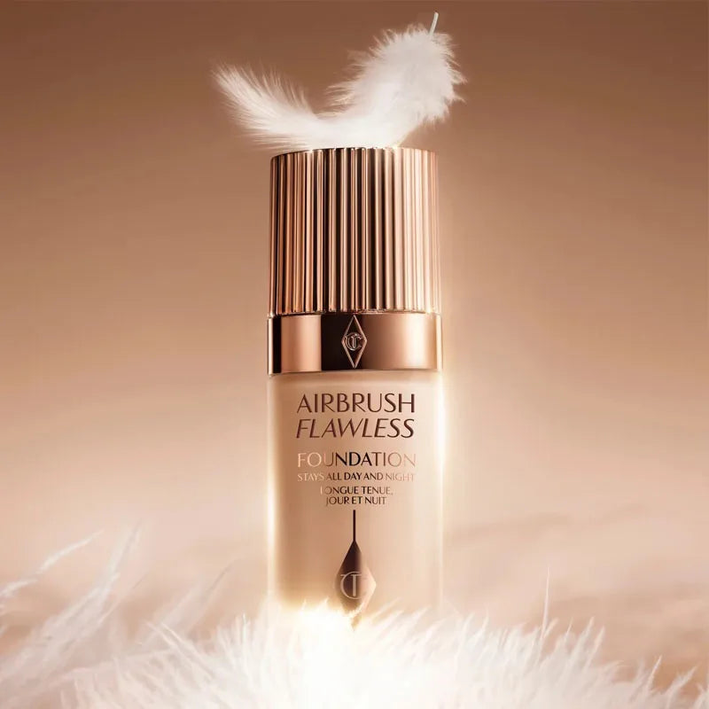 Charlotte Tilbury Liquid Foundation Super Grinding Bottle Oil Control Skin Beautifying Waterproof Sweat-proof Anti Rubbing Daily