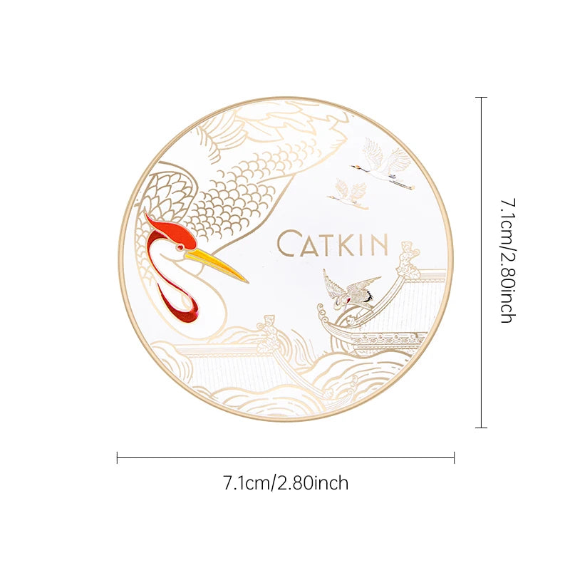 CATKIN Air Loose Setting Powder Oil Control Matte Natural with Puff, Makeup Loose Powder