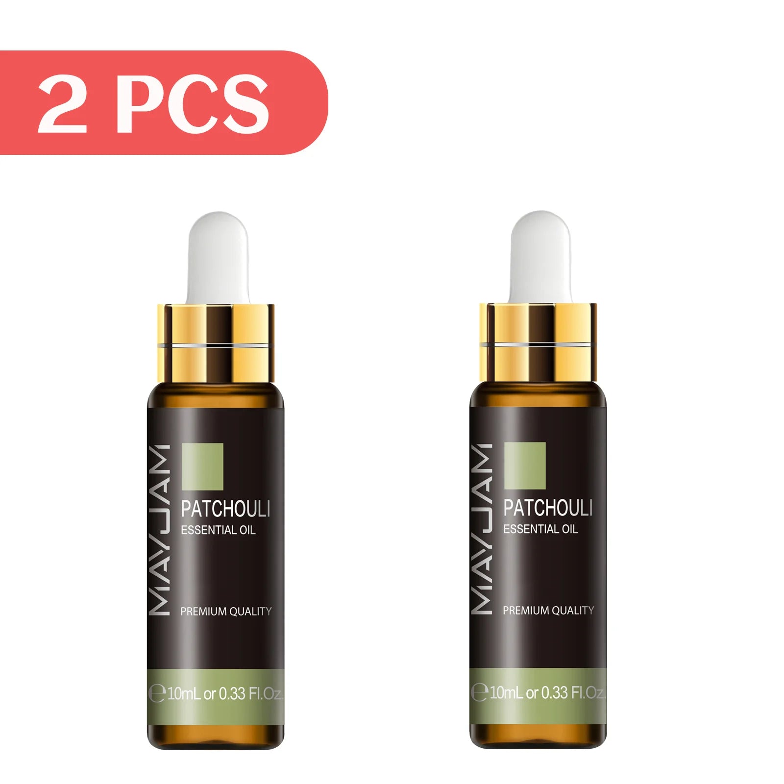 MAYJAM 2pcs Pure Essential Oils with Dropper Sweet Orange Lavender Jasmine Eucalyptus Vanilla Sandalwood Cajeput Vetiver Sage