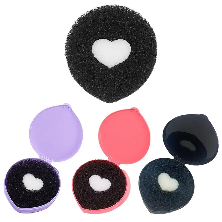 Heart Shaped Makeup Brush Cleaning Box Water Free Makeup Brush Brush Cleaning Tool Cleaning Mat Box Dry Wash Box