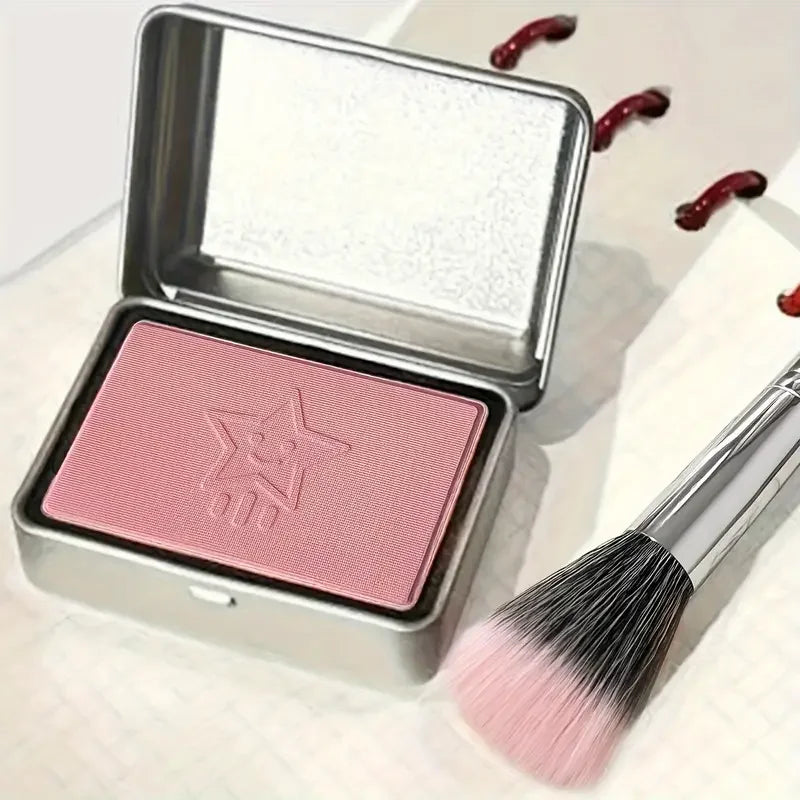 Iron box monochrome blush low saturation light pink nude pink girl clear and white
