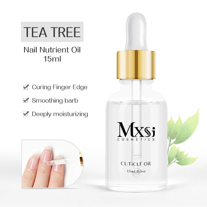 15ML Dried Flower Cuticle Nutrient Oil Nourish Restore Damaged Nails Vitamin Nail Polish Care Oil Soften Moisturizes Strength