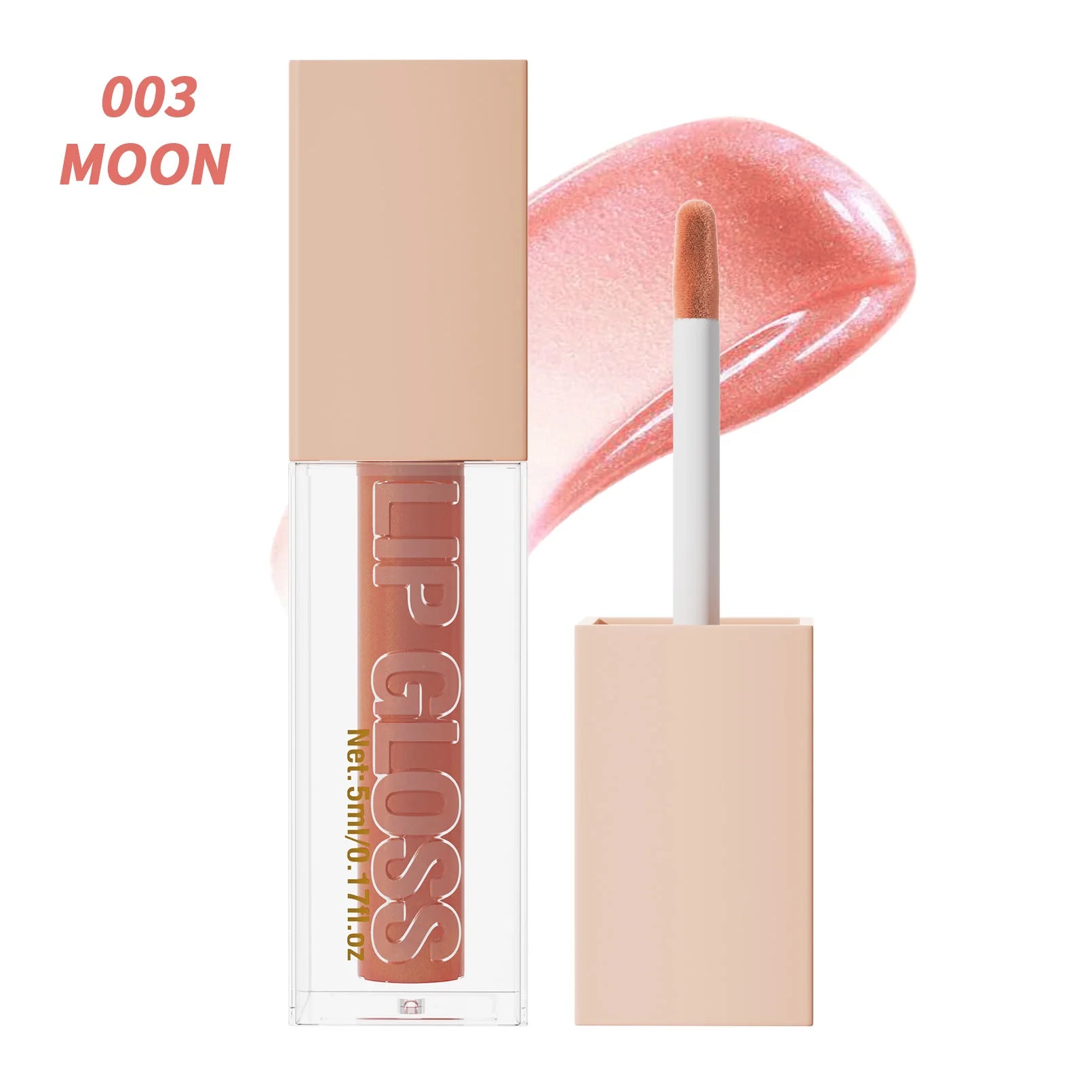 Lip Gloss Long-lasting Moisturizing Easy Halo-dyeing Waterproof Mirror Water Glass Lip Gloss Transparent Color Cosmetics