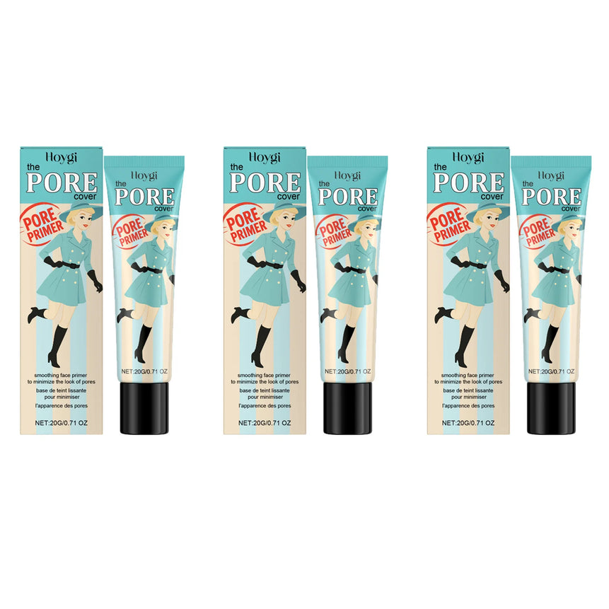 Pre-Makeup Pore Primer Invisible Pores Even Skin Tone Oil Control Smoothing Skin Moisturizing Face Primer for Flawless Makeup