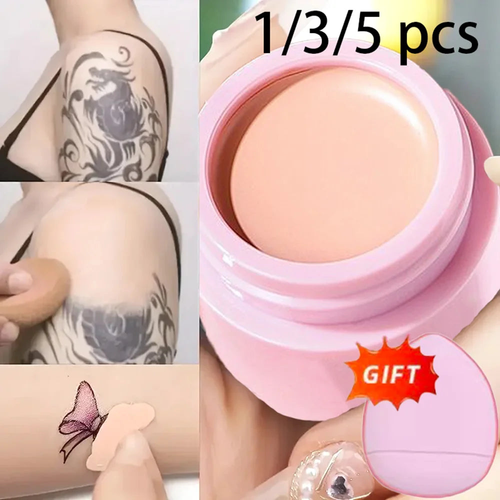 Full Coverage Concealer Cream 5g – Waterproof, Long-Lasting, for Tattoos & Scars, Unisex, Skin-Safe, All Skin Types