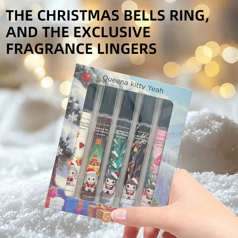 Alcohol-free Christmas Perfume Gift Box Vanilla Floral Fruity Lasting Fragrance Fresh New Type Send Friends Gift Perfume Spray