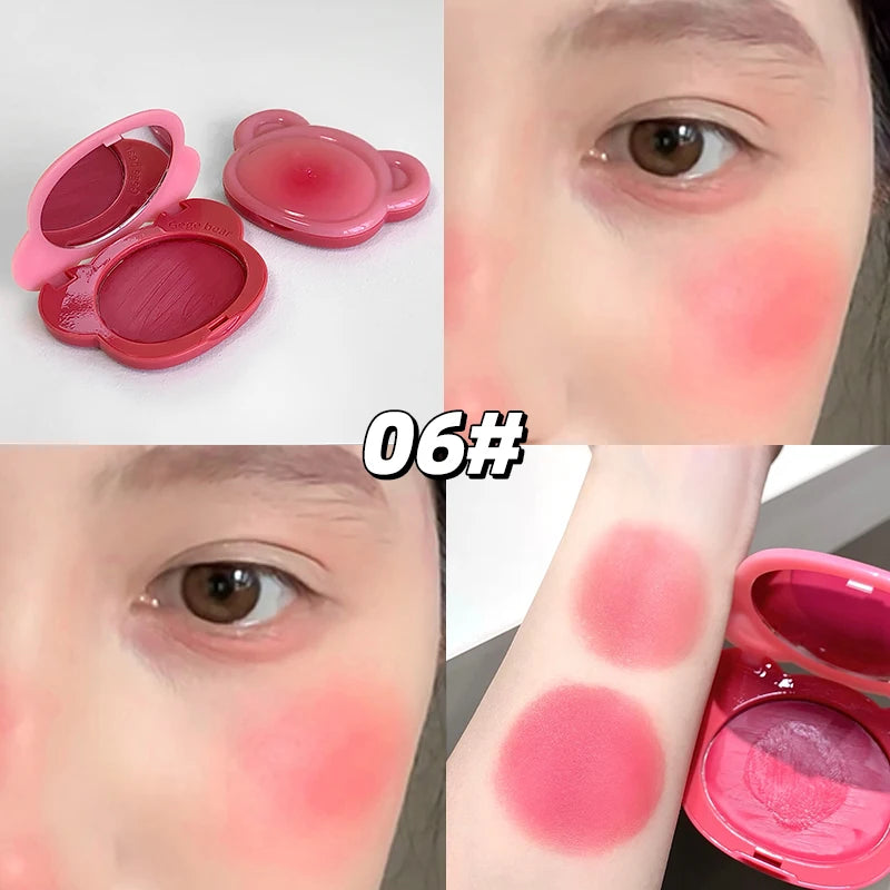 Light Blush Cream Gege Bear Moisturizing Matte Vitality Moisturizing Whitening Brightening Natural Rouge