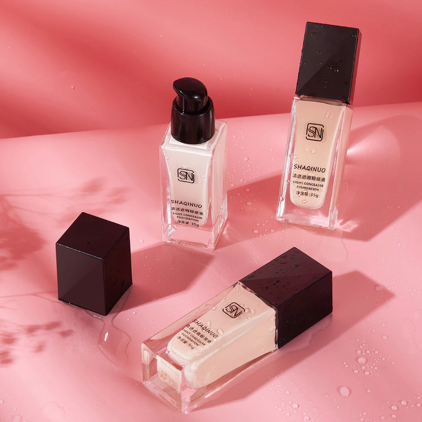 SHQINUO3 color foundation concealer cream waterproof non-removal makeup foundation stick moisturizing foundation cream