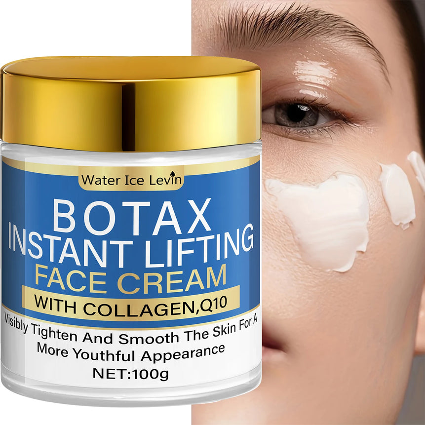 Crema Facial Lifting con Colágeno y Q10 100g, con Ceramidas, Efecto Tensor y Nutritivo, para una Piel Más Firme, Listo para Envi