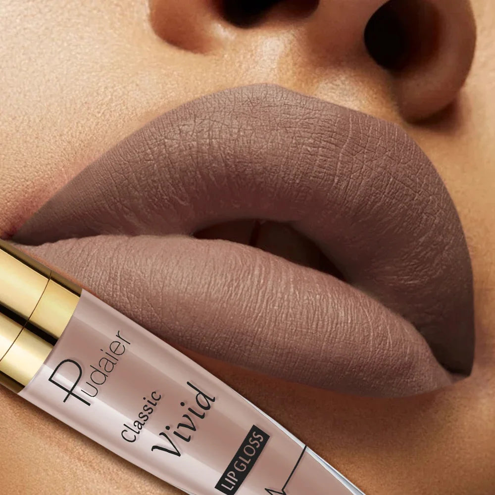 Velvet Matte Red Lipstick, Long Lasting Waterproof Moisturizing Formula, Non-Stick Lip Color for All Skin Tones