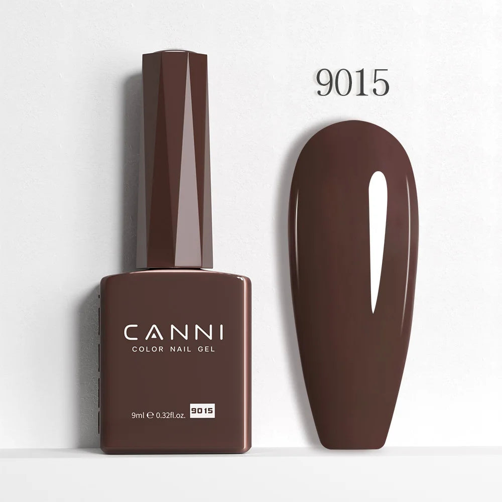 9ml CANNI HEMA/TPO FREE Nude Pink Color Nail Gel Polish Full Coverage Semi Permanent Long Wear Top Coat Venalisa Gel Varnish