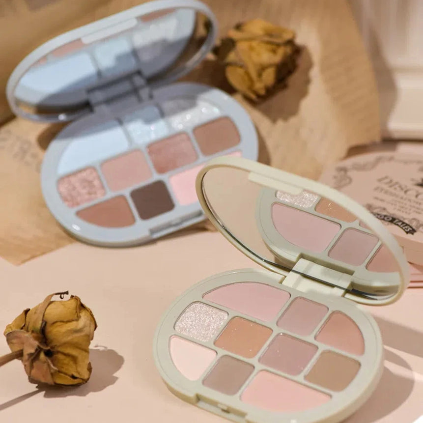 GOGO TALES 10 Colors Shimmer Matte Eyeshadow Makeup Palette Nude Glitter Shiny Pigment Eye Shadow Long Lasting Makeup Cosmetic