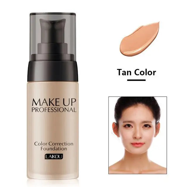 LAIKOU 40g Liquid Foundation | BB Cream, Concealer, Moisturizing, Oil-Control, Whitening, Waterproof Face Makeup Base