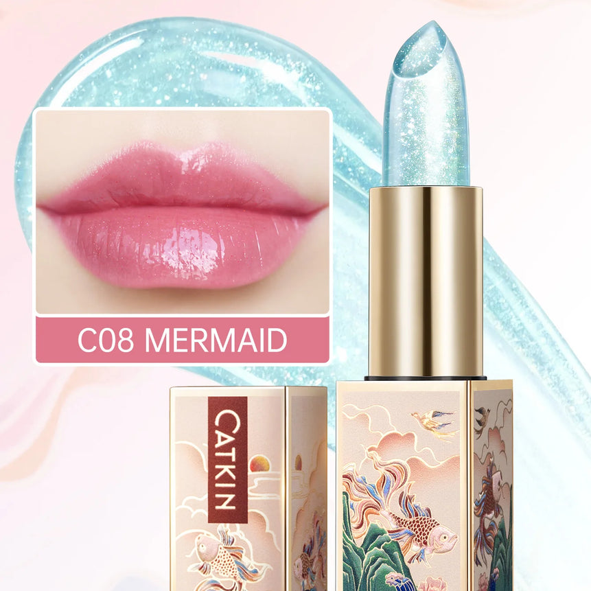 CATKIN SPARKLING LIP BALM MOONLIGHT COLOR-CHANGING LIP STICK - NEW SERIES