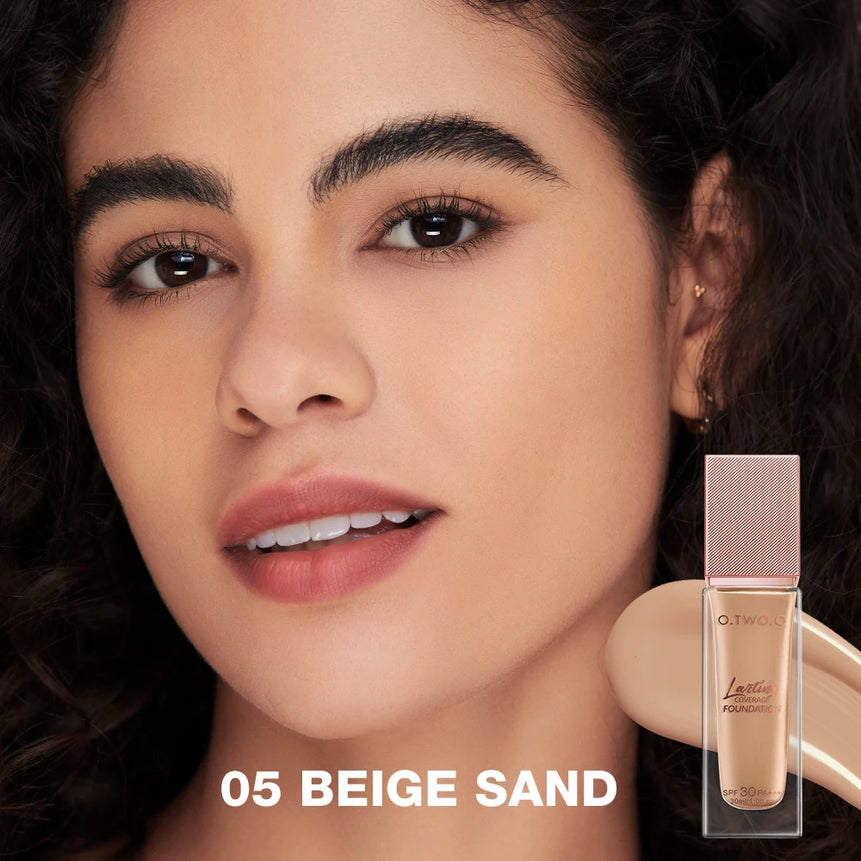 O.TWO.O Liquid Foundation | Matte, Moisturizing, Oil-Control, Long-Lasting, Waterproof Makeup