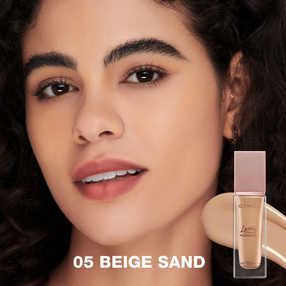O.TWO.O Liquid Foundation | Matte, Moisturizing, Oil-Control, Long-Lasting, Waterproof Makeup