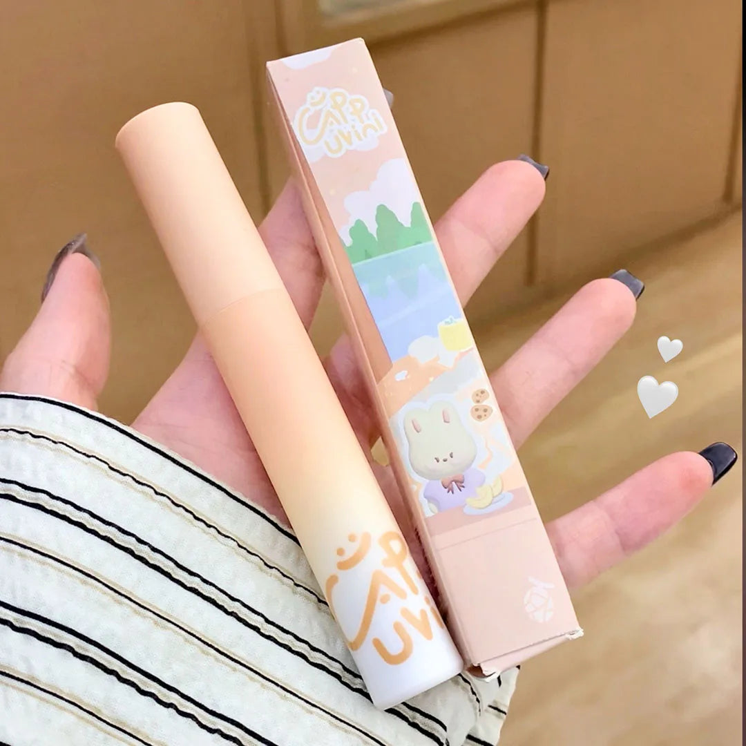 Pumpkin Apricot Lip Mud Velvet Lip Cream Matte Texture Lipstick Overlay Base Color Rose Pink Orange Lip Gloss Tint Cosmetic