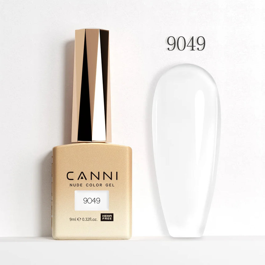9ml CANNI HEMA/TPO FREE Nude Pink Color Nail Gel Polish Full Coverage Semi Permanent Long Wear Top Coat Venalisa Gel Varnish