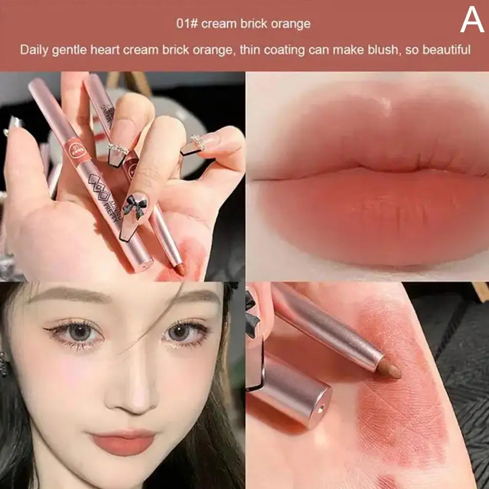Matte lipliner Long-lasting Automatic Lip Liner Lipstick Lip Pencil Line Pen Beauty Waterproof Moisturizing