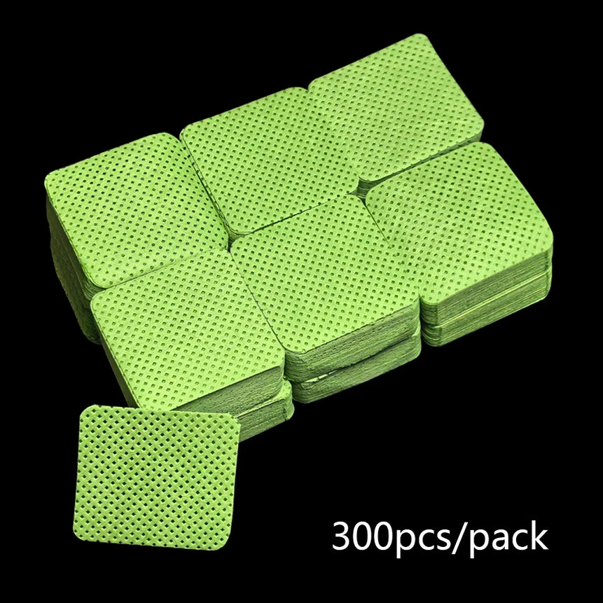 Lint Free Nail Wipes Nail Polish Remover Eyelash Extension Glue Cleaning Wipes Absorbent Soft Removal Tool for Nail Art