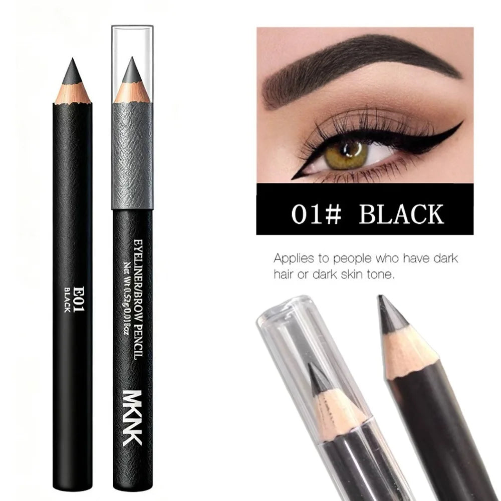 Professional Multi-Function Wooden Makeup Pencil Waterproof For Eyebrows & Eyeliner  All-in-One Precision Tip Long Wear Cosmetic