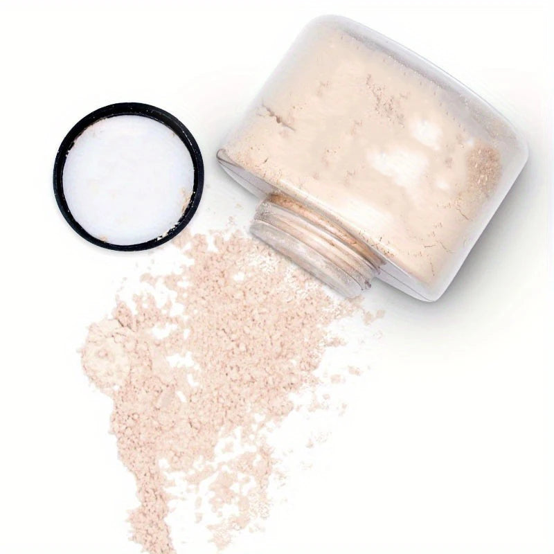 Matte White Face Pressed Powder 24 Hours Oil Control Clear Natural Powder Foundation Full Coverage Waterproof Makeup