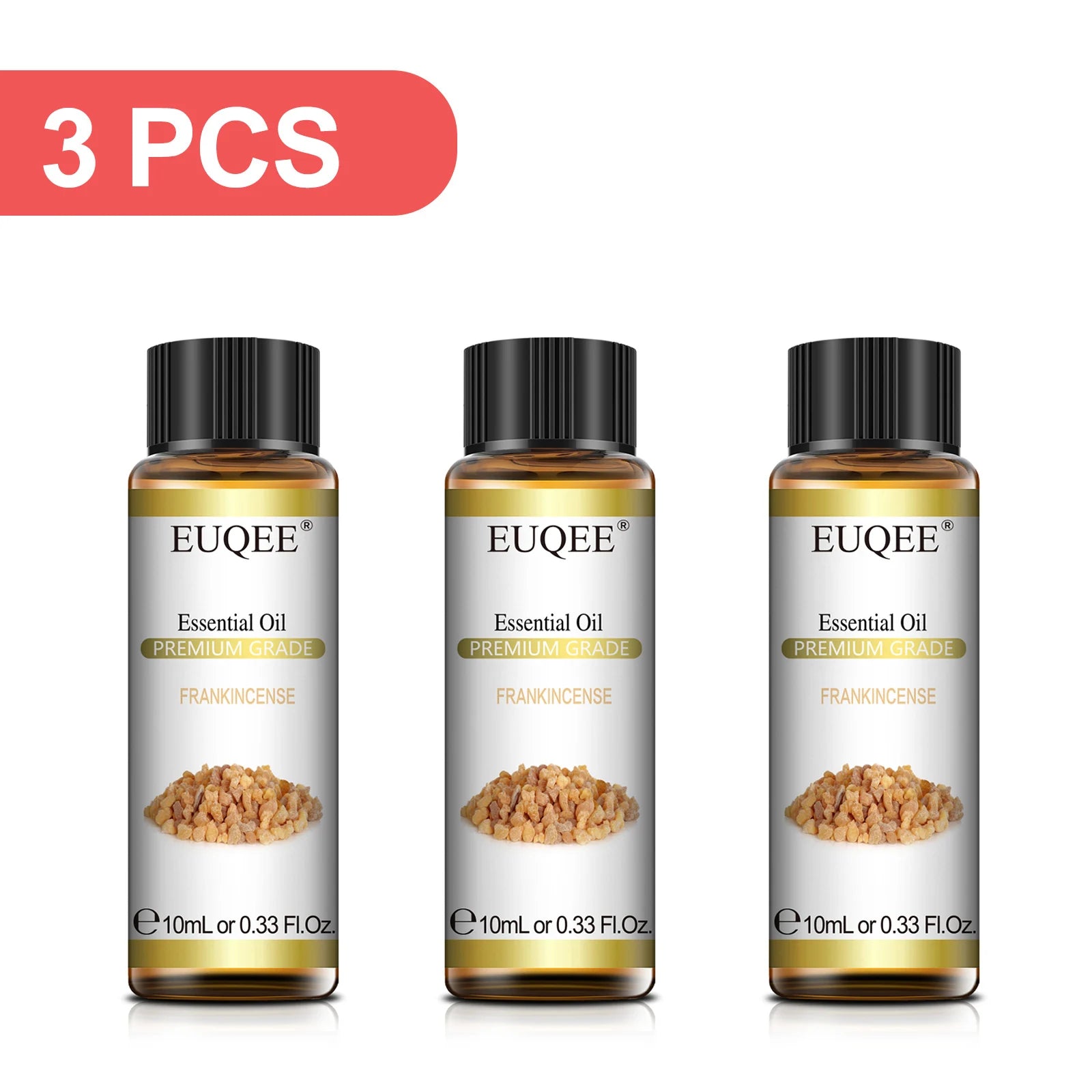EUQEE 3PCS 10ml Pure Plant Essential Aromatherapy Oils Sandalwood Cedarwood Citronella Cinnamon Aroma for Humidifiers Diffusers