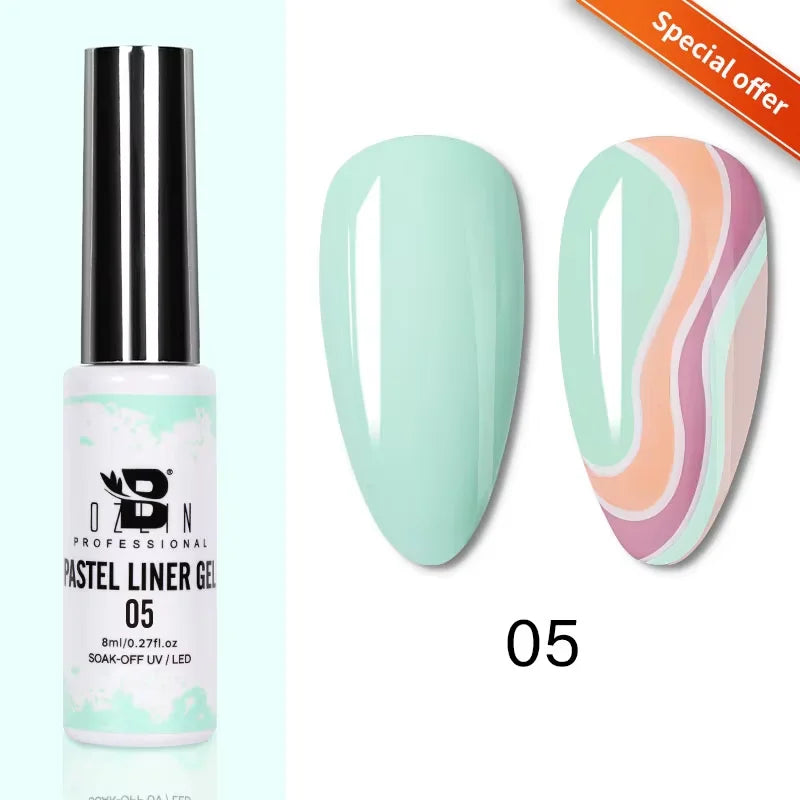 AWStorG 7.5ML Golden Gradient Cat Eye Magnetic Gel Sparkling Glitter Nail Polish Semi Permanent UV Nail Art No Need Base Color