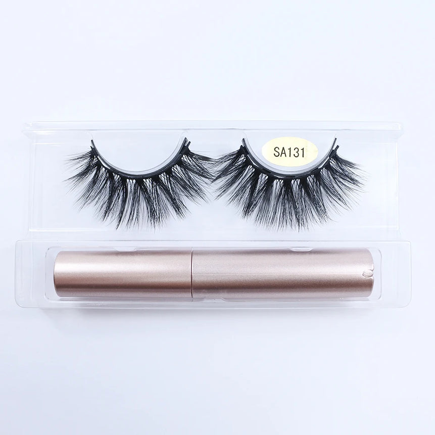 1/5 Pairs Magnetic Eyelashes Makeup False Lashes Bulk Items Wholesale Natural Magnetic Lashes Eyeliner Set