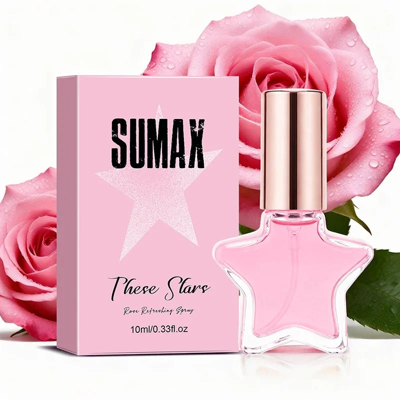 Star-shaped Deodorant Perfume,pocket Fresh Vanilla Rose Mint Perfume Unisex Romantic Charming Angel Eau De Toilette Spray Party