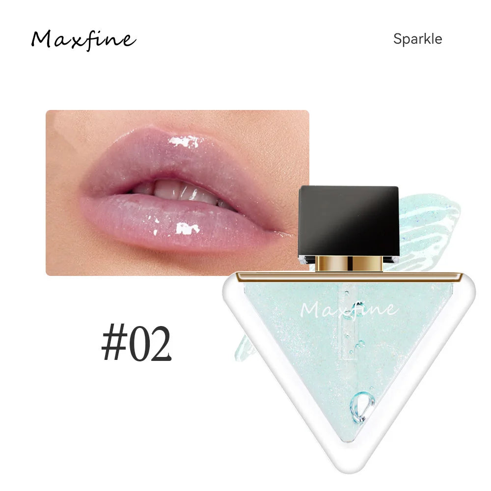 Shuguang Glass Lip Glaze European and American Dudu Lip Makeup Rich Lip Gloss Lip Oil Moisturizing Lip Gloss Transparent Lipstic